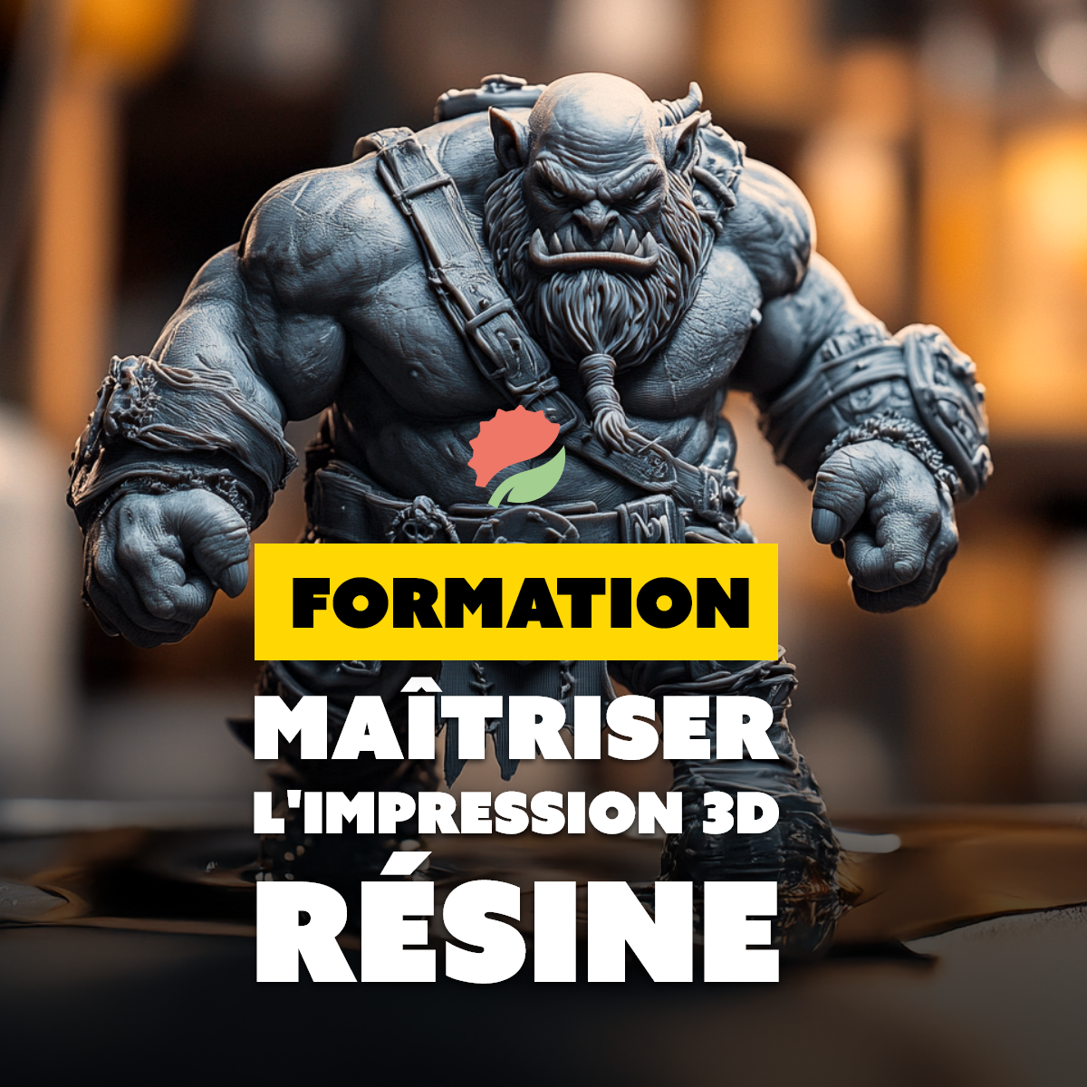 formation impression 3D résine